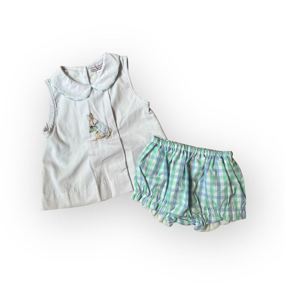 The Smocking Dog Nwot Peter Rabbit Embroidered Set
